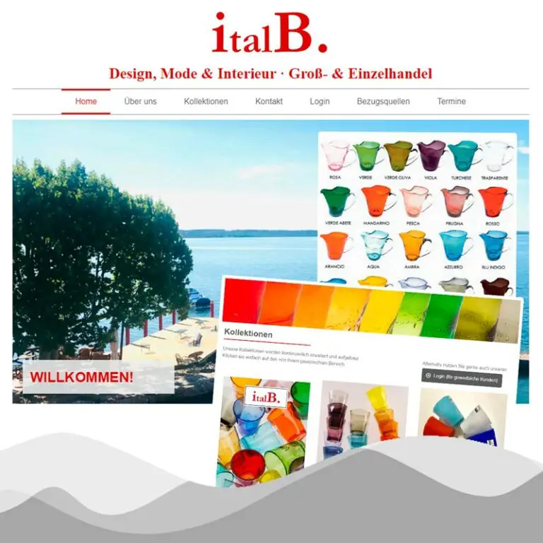 Successive Marketing Referenz: italB - Website