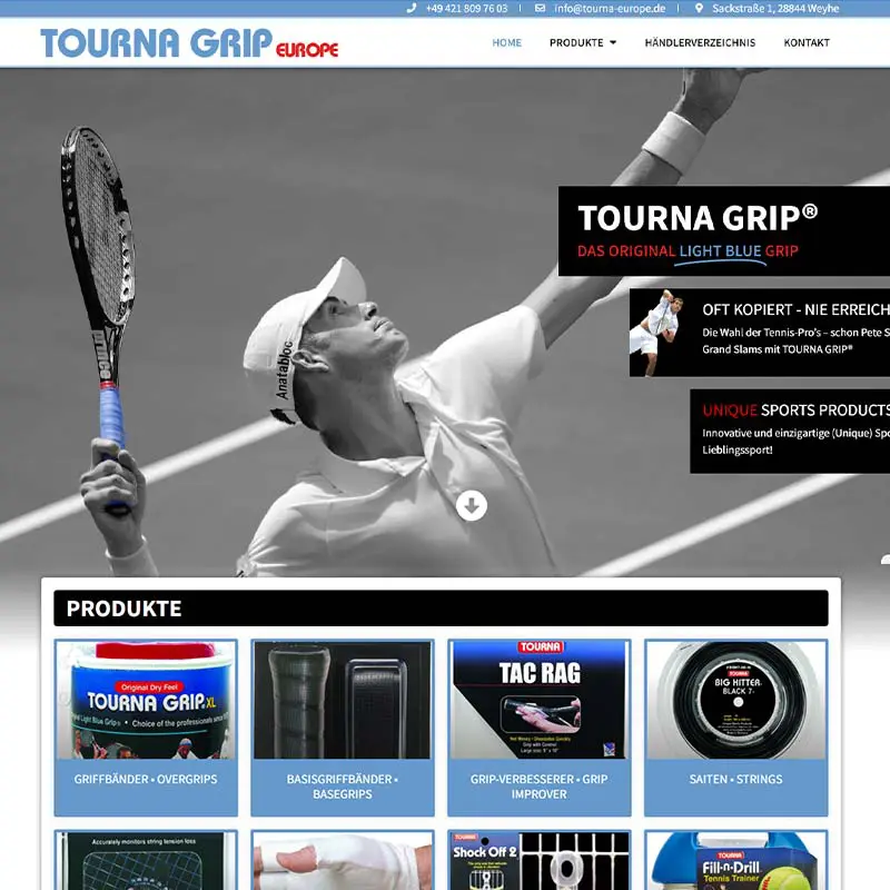 Website-Relaunch Tourna Europe